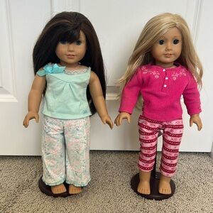 American Girl Dolls Grace and Blonde doll